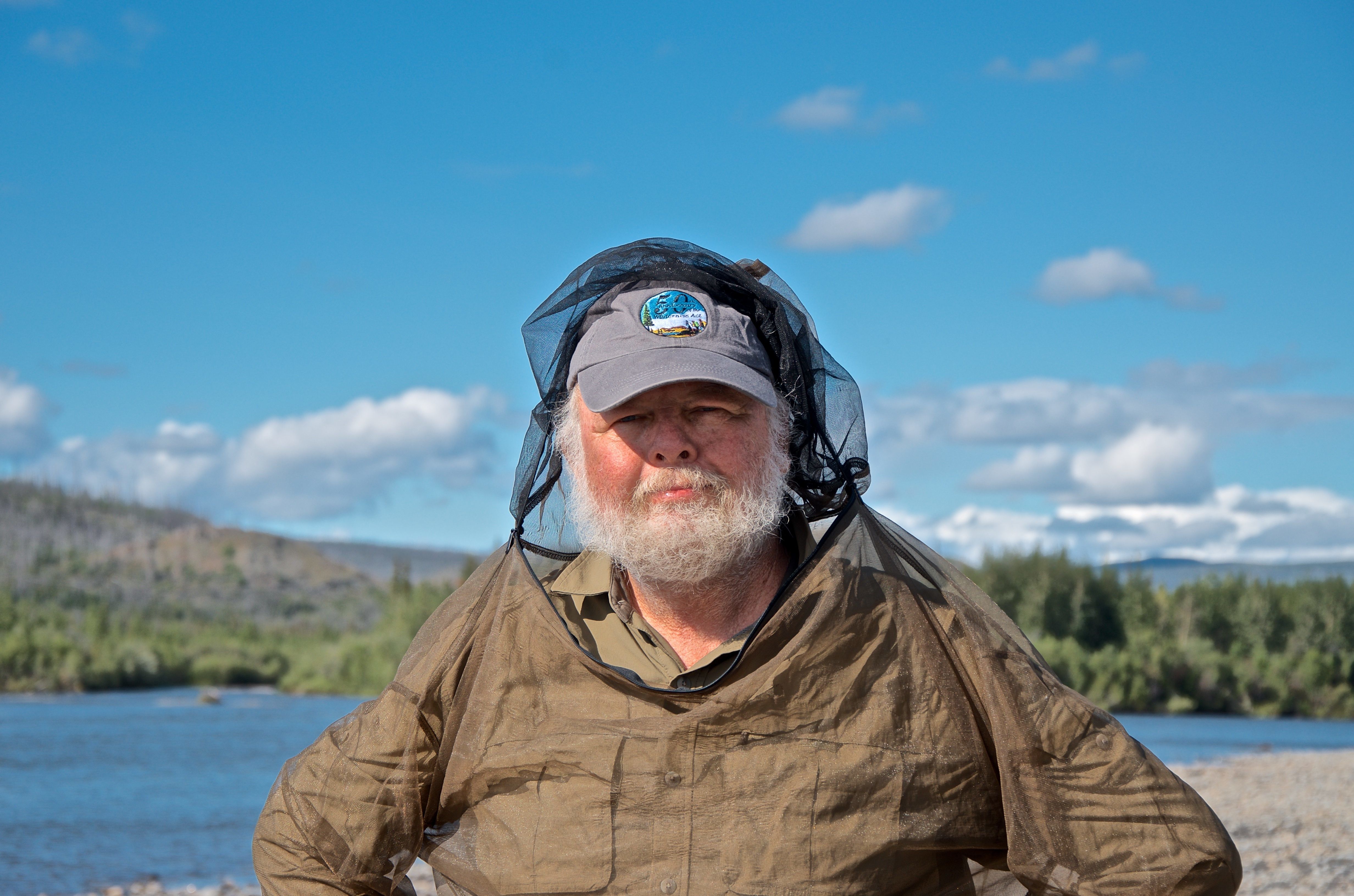 Dave on the Sheenjuk River, Arctic NWR, AK © Nancy Morton.