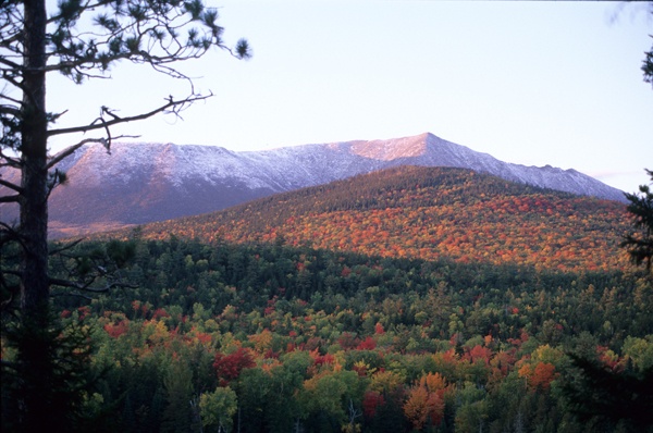 Mount Katahdin which Henry David Thoreau climbed during one of his trips to the Maine Woods. (Photo George Wuerthner)