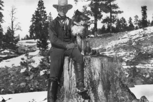 Aldo Leopold during his days working for the Forest Service in Arizona and New Mexico. (Photo The Forest History Society)