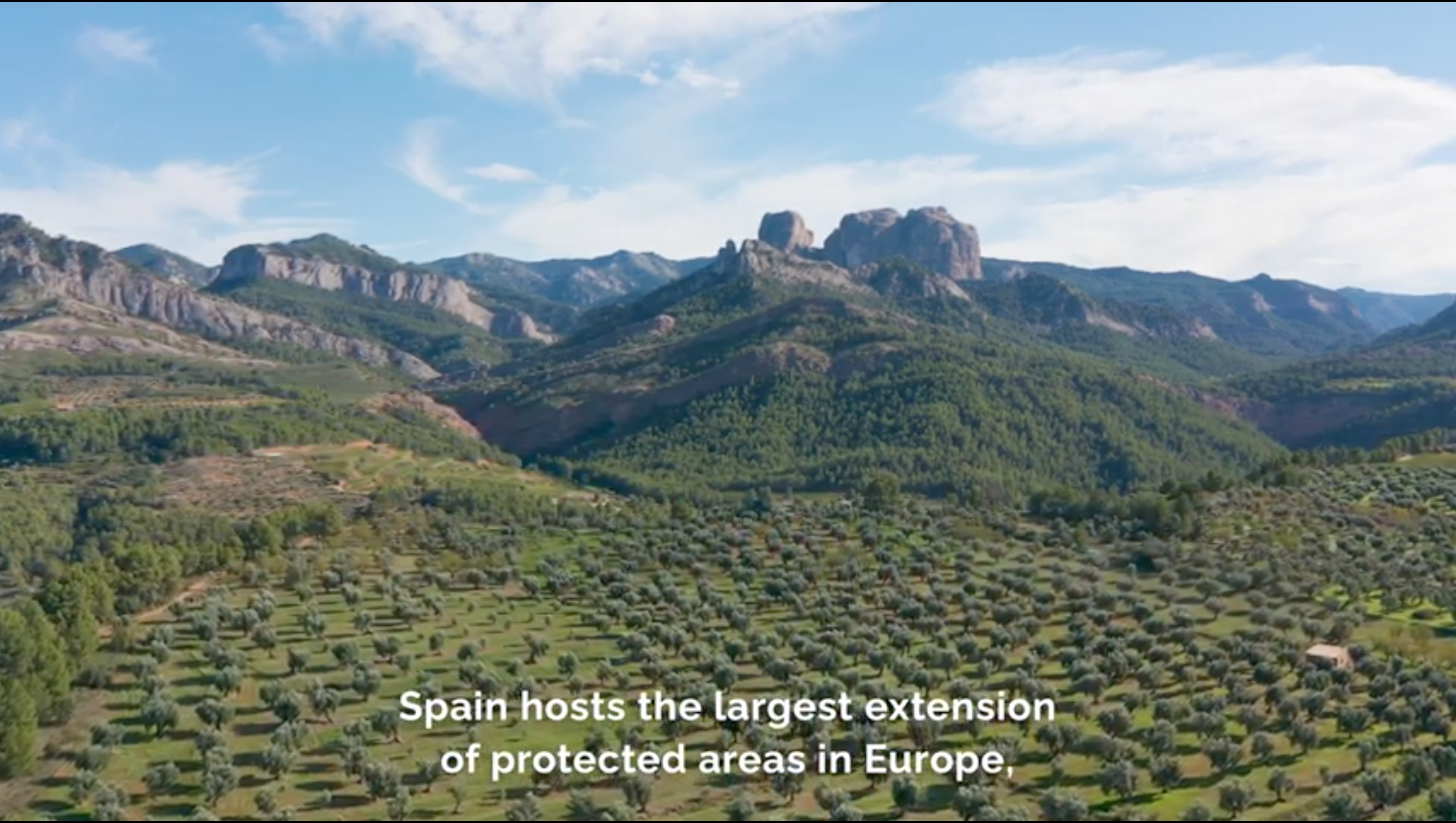 Scene from Spain's "Our Protected Areas" Series Introduction Video