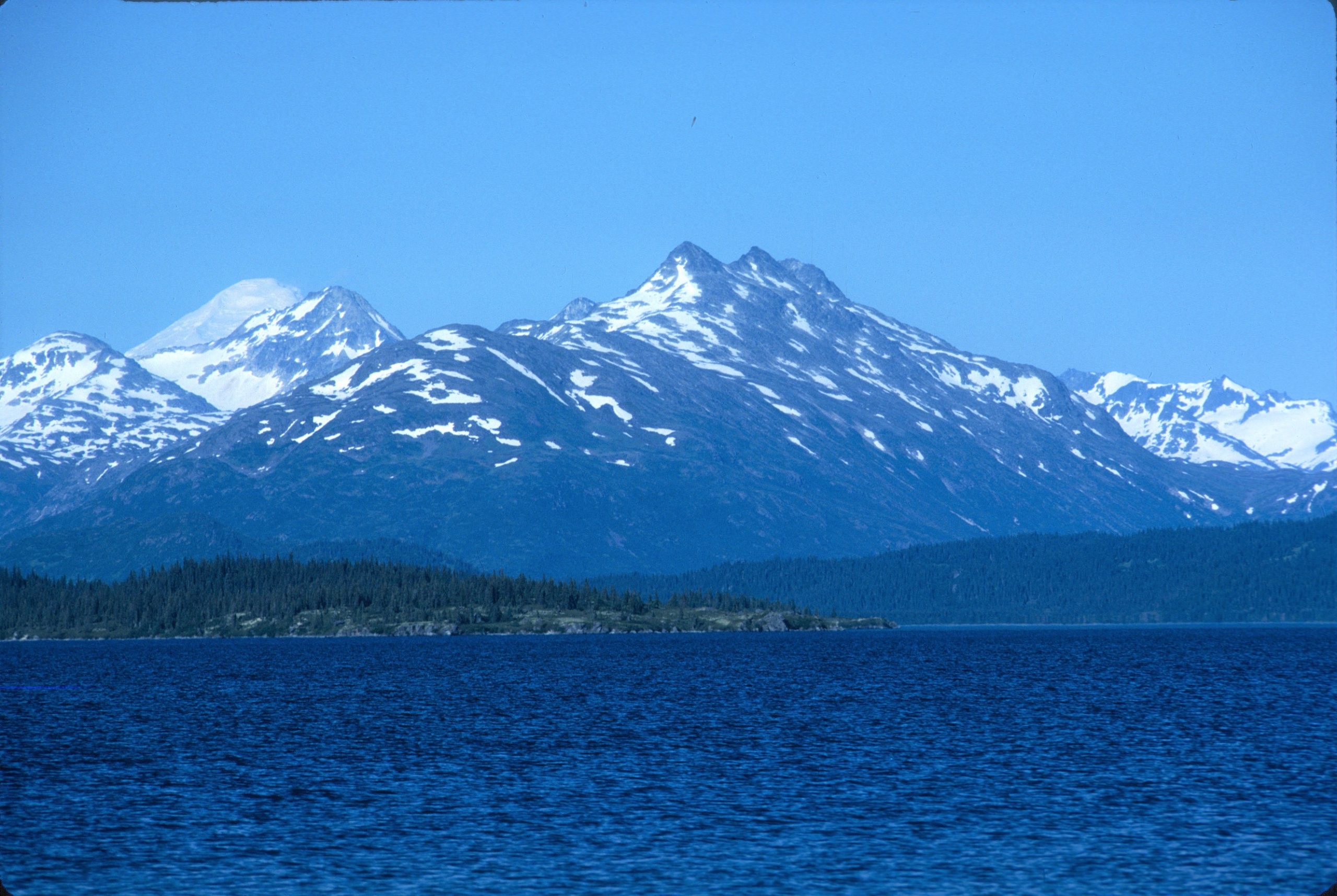 Chigmit Mountains along Illiamna Lake, Alaska.