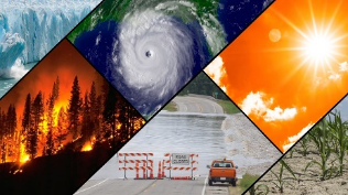 climate change collage from National Oceanic and Atmospheric Administration