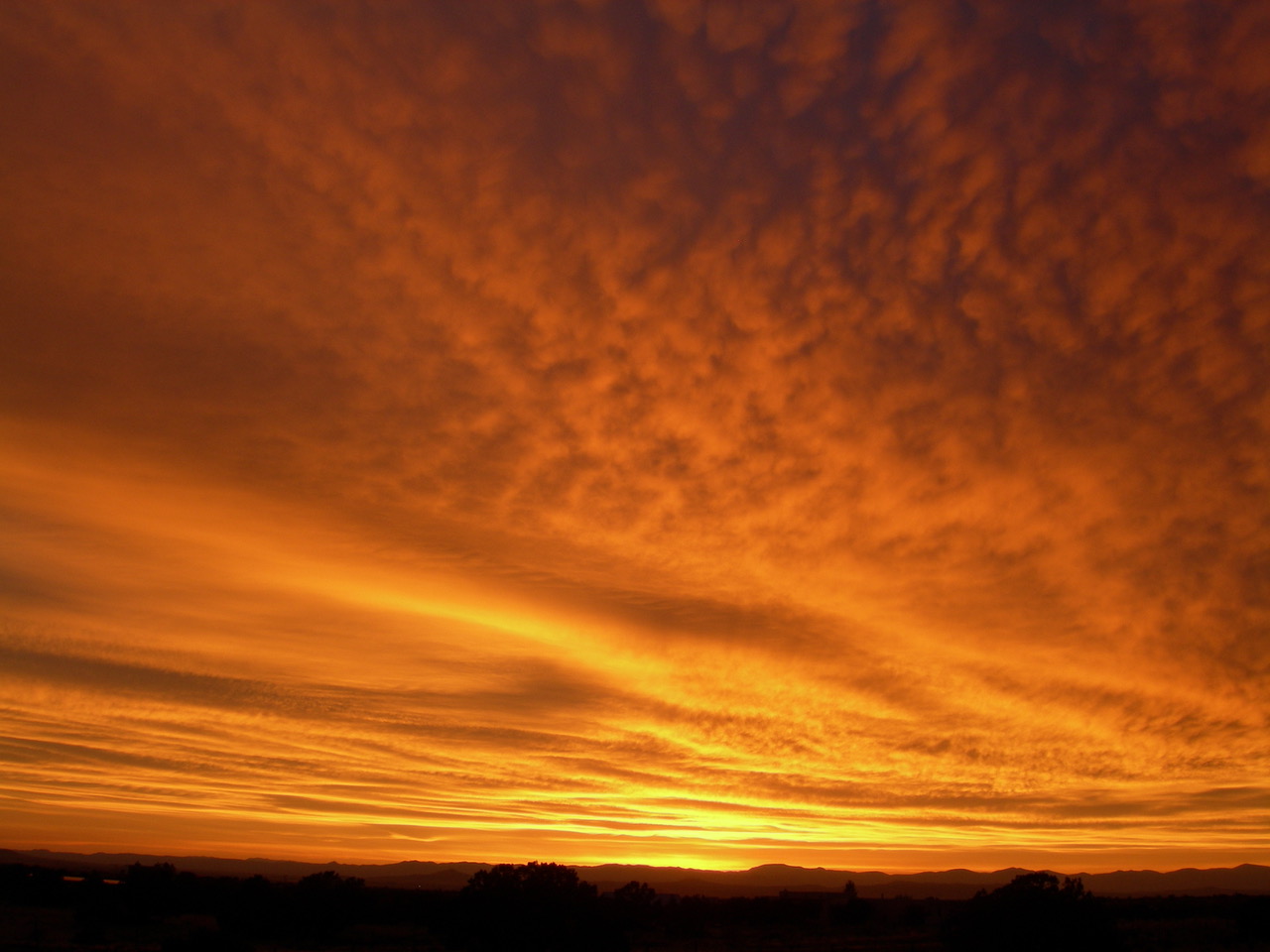 Sunset over Indian Country