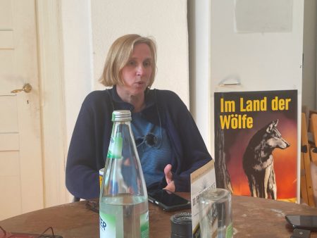 Gesa Kluth, LUPUS–German Institute for Wolf Monitoringand Research, Germany. Photo: DANIEL SAUL
